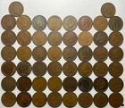 Full Roll of 50 Indian Head Cents All 1800s Pre-1900 IHC Pennies - Lot #4