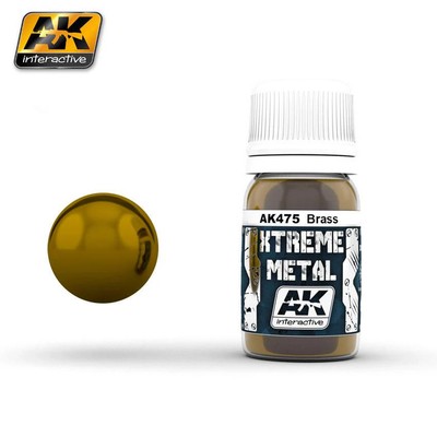 AK Interactive AK475 Xtreme Metal Lacquer Brass 30ml