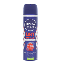 Nivea Men Dry Impact Deo Spray 150Ml Antitranspirant 72H Schutz Deodorant