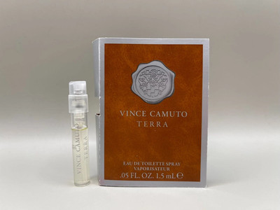 Vince Camuto Terra Eau De Toilette EDT for Men Sample Spray Vial 0.05oz / 1.5ml