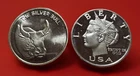 1 oz silver rounds lot of 2 #100BBC