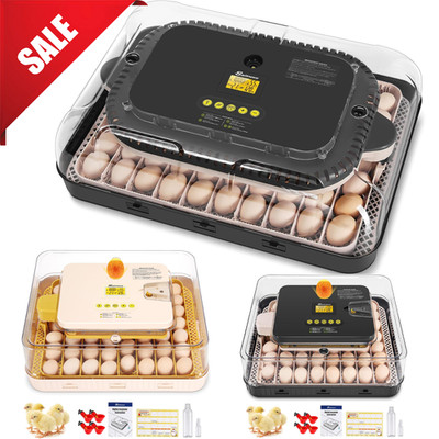 56/70 Egg Incubator for Hatching w/ Automatic Egg Turning Built-In LED Candler