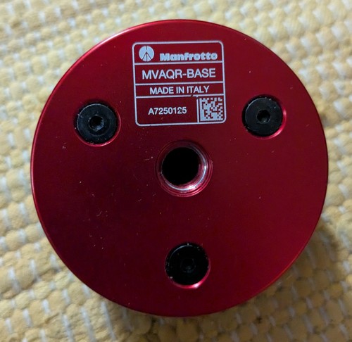 MANFROTTO MVAQR Camera Tripod Base Quick Release System Made in ITALY - Picture 2 of 4