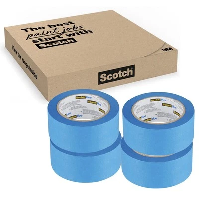ScotchBlue Multi-Surface Masking Tape 24mm x 41m Medium Adhesion Pack of 4 Rolls