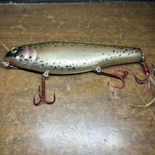 💰OG LUNKER PUNKER,WOODEN, TROUT-BLACK DOG BAIT CO. FIRST GEN. Very RARE -MINT