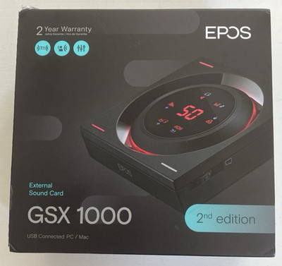 EPOS  GSX 1000 2nd Edition Audio Amplifier - Black