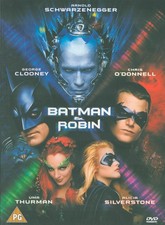 Batman & Robin DVD (1998) Chris O'Donnell, Schumacher (DIR) cert PG