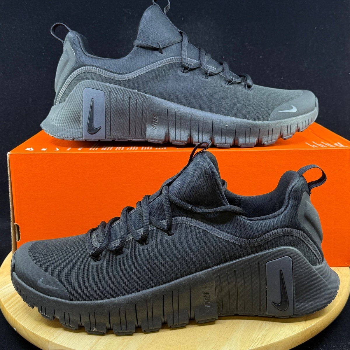 Men's Nike Free Metcon 6 Black/Anthracite / FJ7127-003 New Size 11
