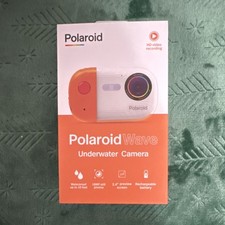 Polaroid Wave Underwater Camera 18MP Waterproof HD 2.4" Screen Orange/White