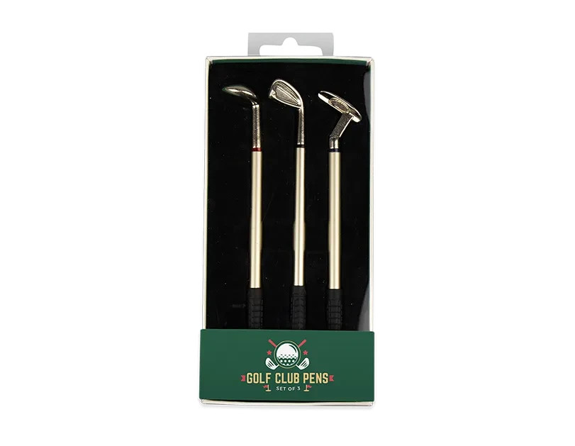 MINIATURE GOLF CLUB PEN SET (SET OF 3)