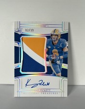 2022 Panini National Treasures Collegiate Kenny Pickett #77 Silver RPA /39