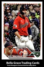 2023 Topps Holiday Will Brennan #H61 Cleveland Guardians Rookie MLB Baseball 