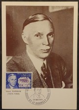 1971 CARTE MAXIMUM CARD FDC 1er JOUR  HENRI FARMAN  DE PHEULPIN 93 LE BOURGET