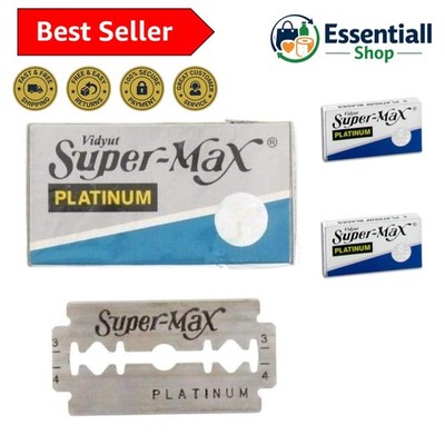 Quality 5-Pack Platinum Blades for Safety Razors - Smooth Shaving