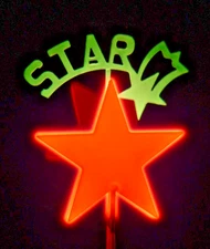 VINTAGE GLOWLAMP, STAR
