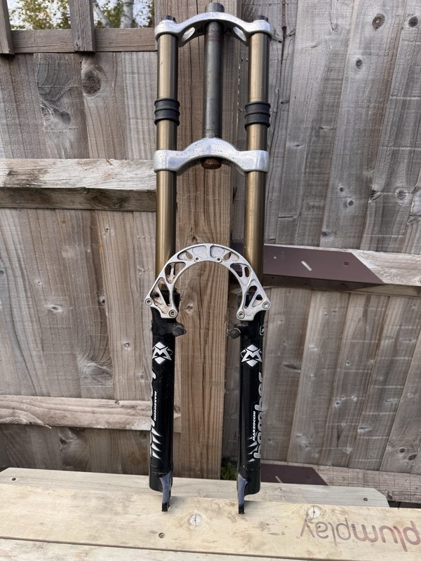 Marzocchi Bomber Junior T Suspension Fork Triple Clamp, retro Mtb Quick Release