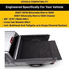 Husky Liners Guardian Comfort Bed Liner For 07-19 Sierra 1500 Crew W 68 Beds Husky Liners Guardian Comfort Bed Liner For 07-19 Sierra 1500 Crew W 68 Beds
