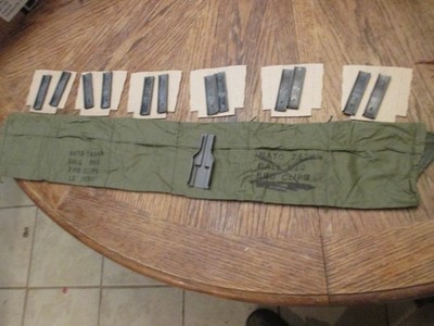 Free shipping, 308,30-06, bandelier, 12 stripper clips, 6 cardboards one charger