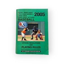Baseball 2005 Official Regulations and Playing Rules for All Divisions EX