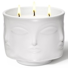 20oz Large Scented Candle   Vanilla  Cinnamon, 3 Wick Non Toxic Soy Candle, ...