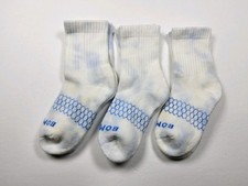 Bombas Tie Dye Lot Of 3 Pairs Socks Size J 8T-11T