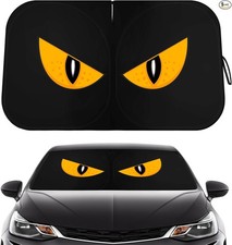 Windshield Sun Shade - Reflector Sunshade Offers Ultimate Protect Color: Black