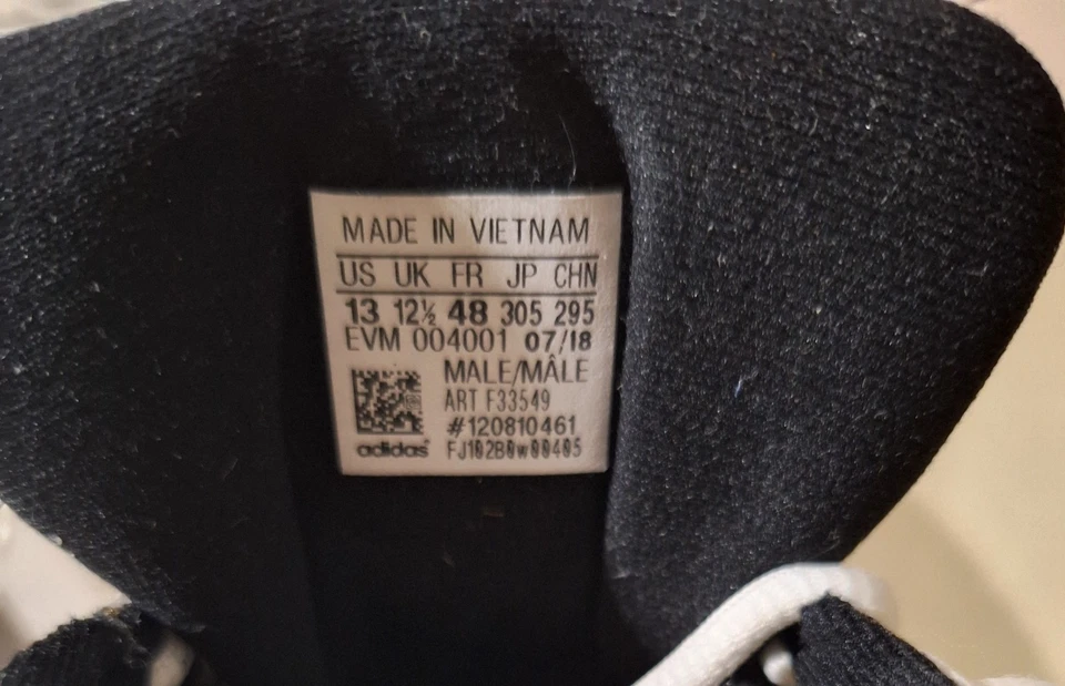 Adidas Tech Response Men Sz 13 Sneaker Shoes  F33549 Golf White Black Mesh Lace  - Image 3 of 4