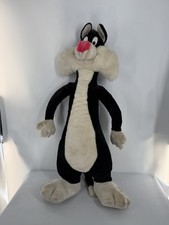 Vintage 1993 Looney Tunes Sylvester Plush   Jumbo 44"   Rare Wired Bendable Toy