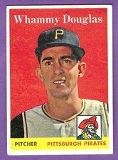 1958 Topps - #306  Whammy Douglas - Pittsburgh Pirates - Ex