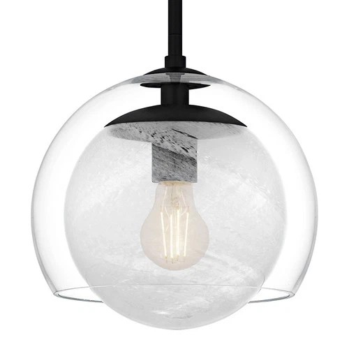 Quoizel QPP6774 Eslinger 10"W Mini Pendant - Black - Picture 1 of 12