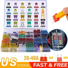 300Pcs Car Blade Fuse Assortment Assorted Kit Blade Set Auto Truck Automotive