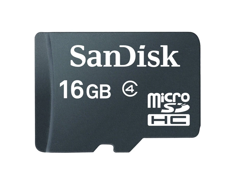 SanDisk 16GB MicroSD Micro SDHC TF Flash Class 4 Memory Card 16G with SD Adapter - Image 3 of 3