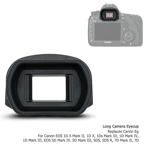 Long Eyecup Eyepiece for Canon EOS 5D Mark IV III, 1D Mark III IV, 7D Mark II - Picture 3 of 12
