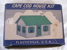 Plasticville O Scale 1950's Cape Cod House Kit HP-9 in Original Box