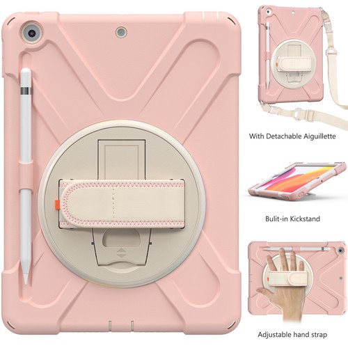 Heavy Duty Armor Holder Case+Hand&Shoulder Strap For iPad Mini 4/5 Pro 11 Air 4 - Picture 35 of 81