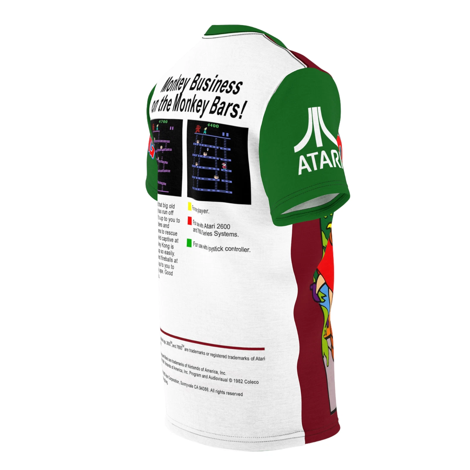 Donkey Kong Atari 2600 Retro Video Game T-Shirt