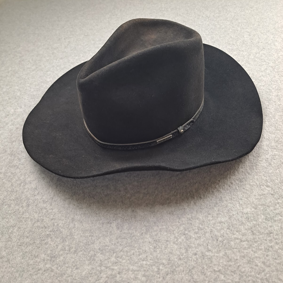 帽子 50s Vintage dobbs westward 7 1/4 58cm 50s Vintage dobbs westward 7 1/4 58.5cm VINTAGE FEDORA HAT 7 1 4