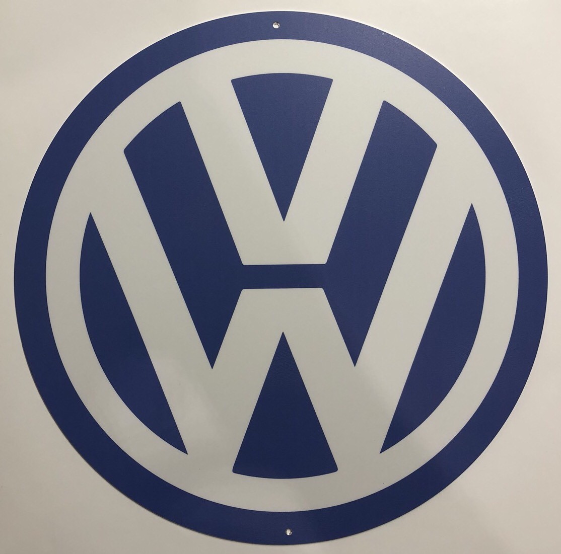 Volkswagen Round Metal Sign