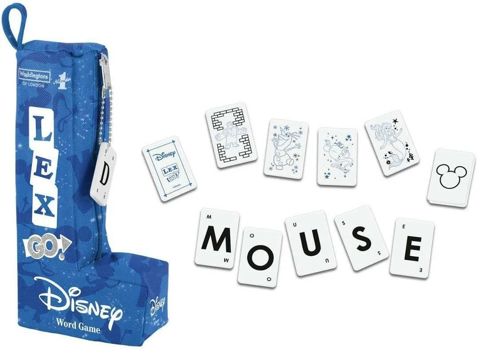 Winning Moves Disney Lex Go Words Fast Thinking Educational Kids Memory Game - Image 2 of 3