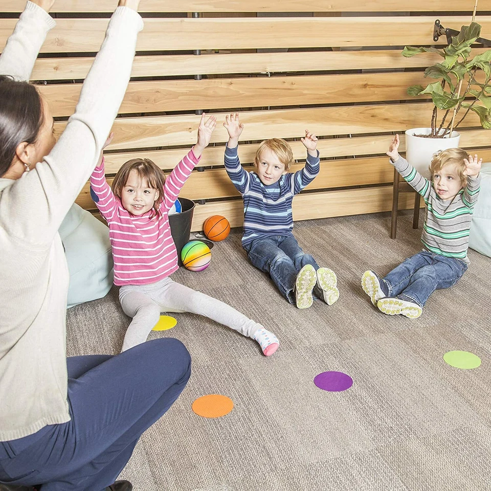 Маркеры пятен для ковровых покрытий для пола в классе — 5 дюймов (упаковка 30 шт.) - Изображение 4 из 4