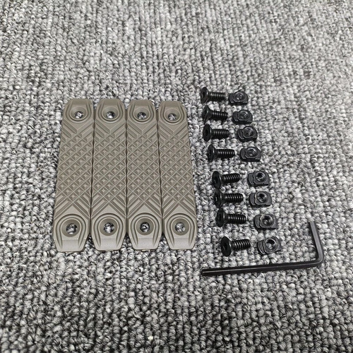 4 Stück Nylon MLOCK Schiene Handschutz Abdeckblende für M-loCk System 80/120 mm - Bild 45 von 48