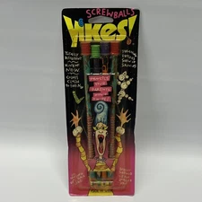 Vintage 90s Yikes! Pencils Screwballs #2 Pencils Made In U.S.A. Nickelodeon