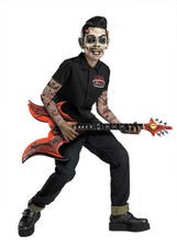 ROT N' ROCKERS ROCKABILLY REBEL ZOMBIE CHILD HALLOWEEN COSTUME SIZE LARGE 10-12