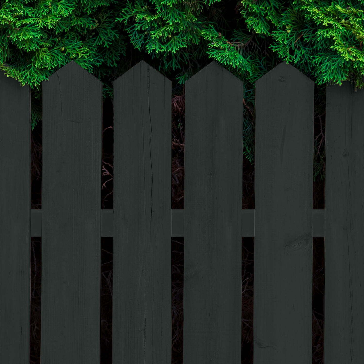 Barn & Fence Wood Exterior Paint Flat Good Hiding Power Durable  Black 1 Gallon