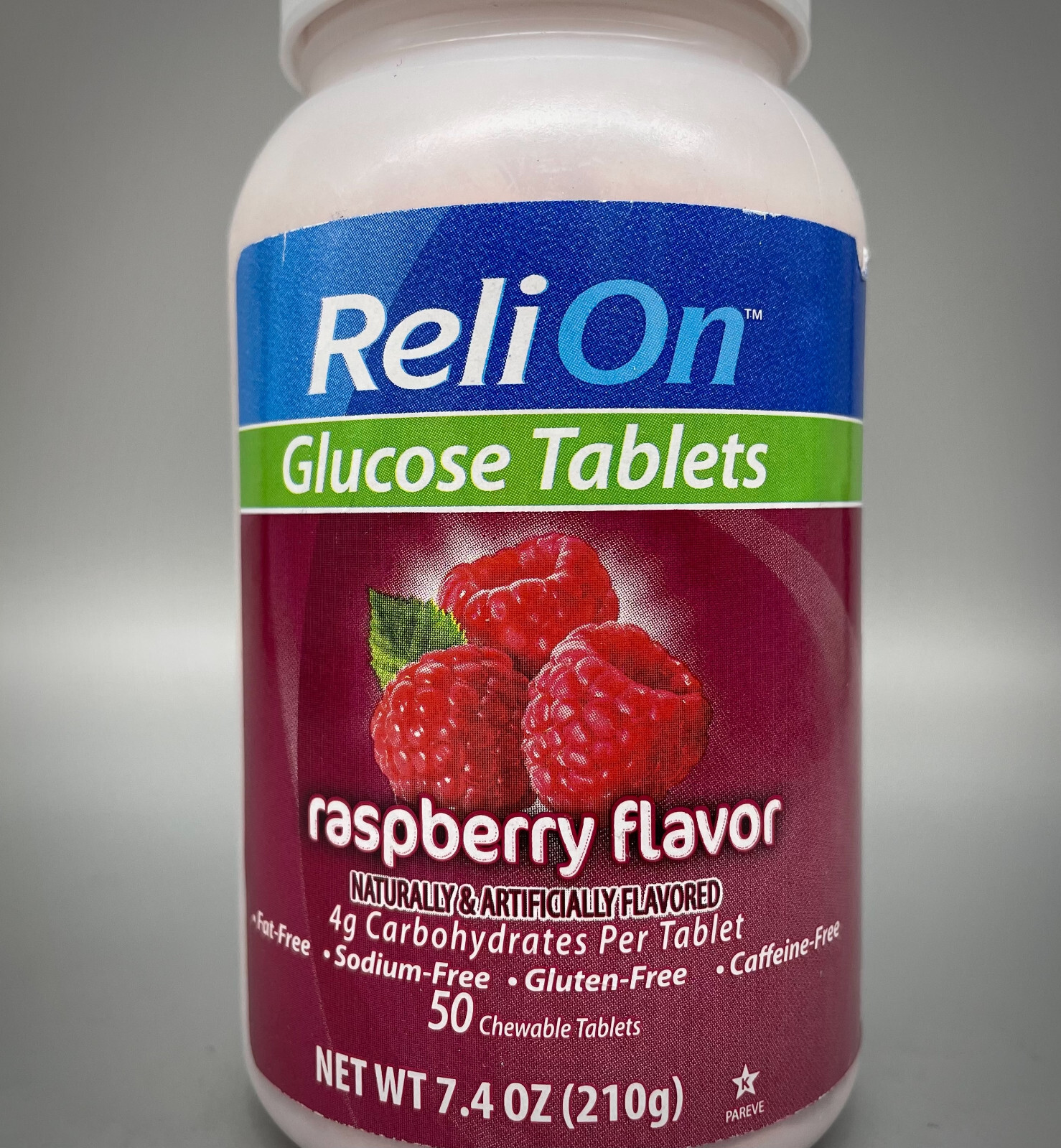 ReliOn Raspberry Flavor Glucose Tablets 50 Count each 2 PACK Exp 6/24+ 681131240567 eBay