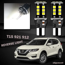 2 x Backup Reverse Light 921 T15 LED Bulb For 2008 - 2018 Nissan Rogue White