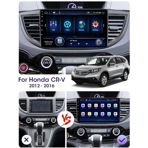 10.1" Car Stereo Radio For Honda CRV 2012-2016 Android Navi GPS Car Play 4G+64GB - Picture 2 of 16