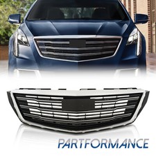 Front Upper Grille Black W Chrome Fit 2018 2019 Cadillac Xts 84496433