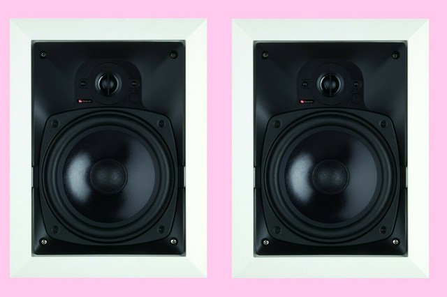 A Pair Of Boston Acoustics Cs 275 6 5 2 Way In Wall Speaker White