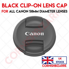 58MM LENS CAP FOR CANON 58MM FILTER - FITS Canon EF 75-300mm f/4-5.6 lII USM